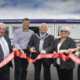 Bryson Recycling open up a new reuse shop in Rhyl.  Pictured from left;  Cllr Barry Mellor, lead member, Denbighshire County Council, Eric Randall, Director of Bryson Recycling; Cllr Pete Prendergast Vice Chairman, Denbighshire County Council; Diane King Mayor of Rhyl and Margaret Hollings, commercial Director of St David's Hospice.       Picture Mandy Jones