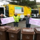 Bryson Recycling
Mochdre Recycling Centre
Conwy MIND and Hope Restored have benefitted from fthe “Recycling Rewards” campaign
£1 is  donated to charity for every tonne recycled
PIctured :  Suzanne Evanson, Conwy MIND, Jim Espley  Mochdre Recycling Centre Waste Manager,: Mark Ellis,  Bryson Community Engagement Manager and Brenda Fogg, Hope Restored
