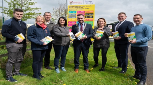 John McCarron, Terrie McWilliams, Anthony Moylette, Suzanne Bogan,  Jack Murray, Michael McGarvey, Clare McCallum and Connie Gallagher. Photo -Clive Wasson